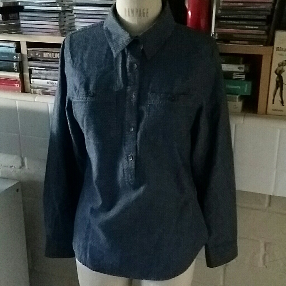 Tom's Dot Denim Popover  S/P Unworn